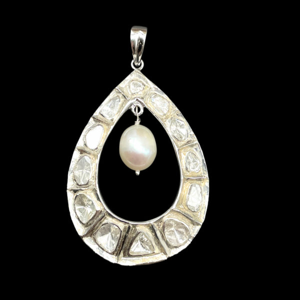 Pearl Diamond Pendant