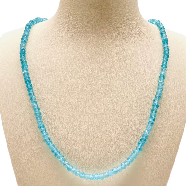 Apatite beaded necklace