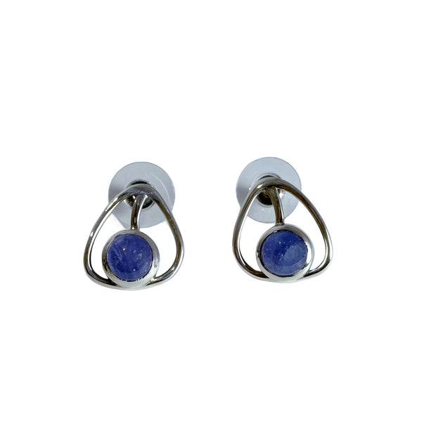 Tanzanite studs