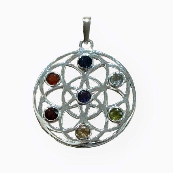 CHAKRA FLOWER PENDANT