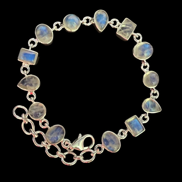 Rainbow Moonstone Bracelet