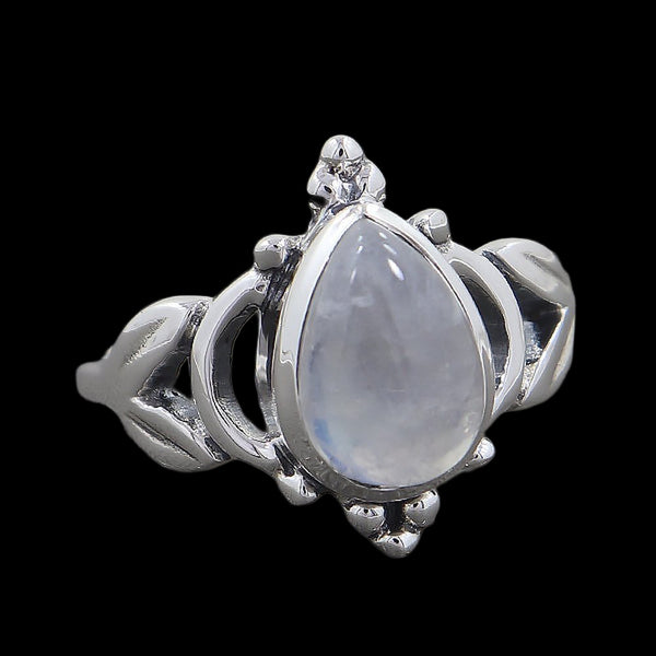 RAINBOW MOONSTONE RING