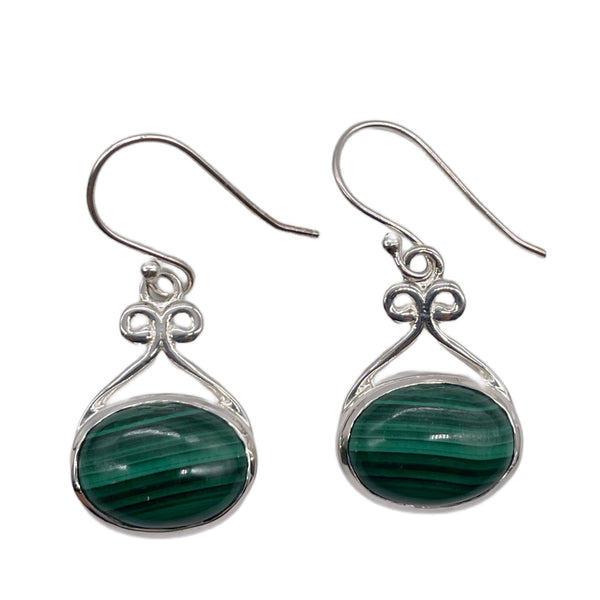 Malachite Earrings