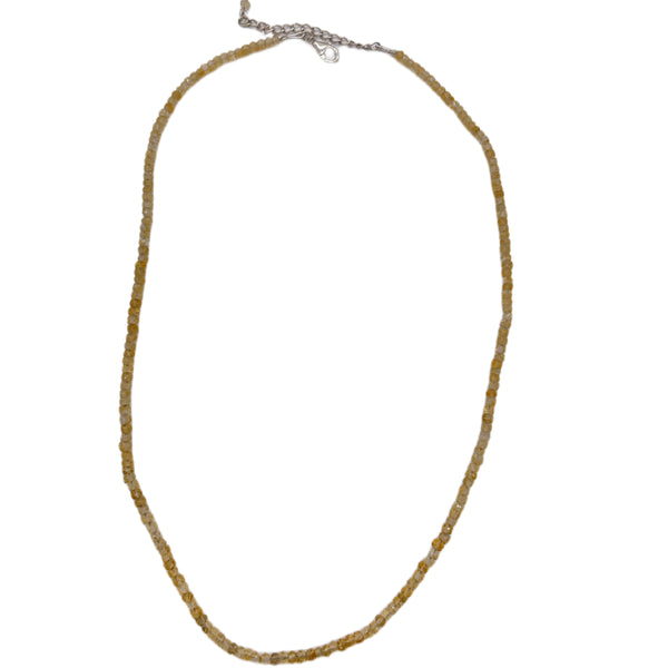 Citrine Beaded Necklace