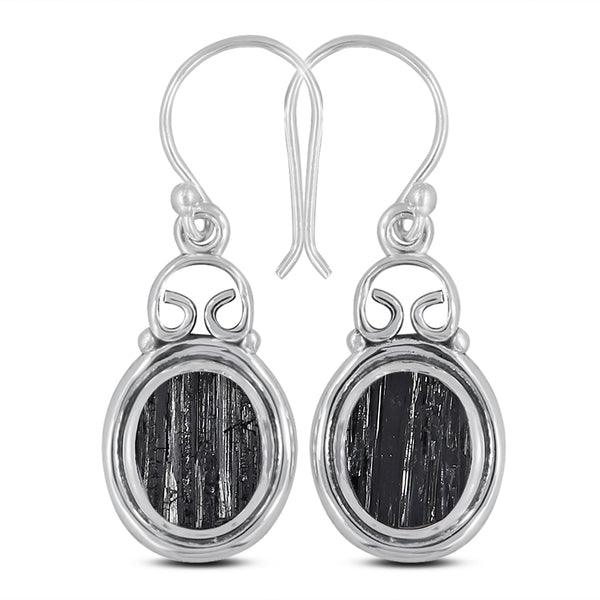 Black Tourmaline Earring