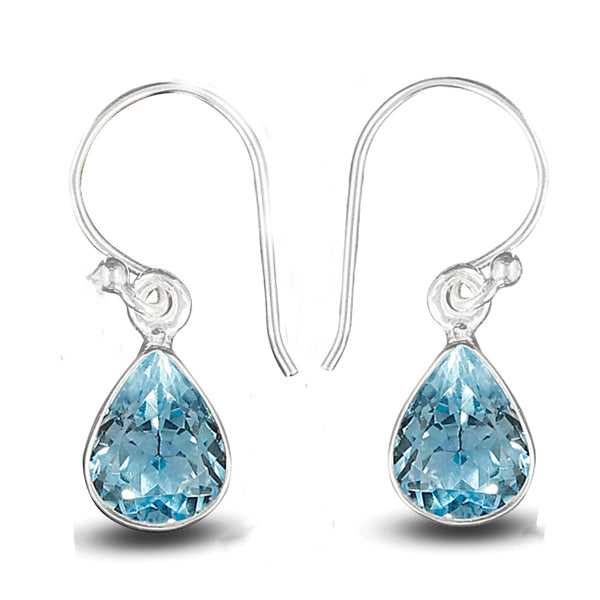 Blue Topaz Earrings