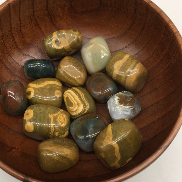 Ocean jasper tumble (per piece)