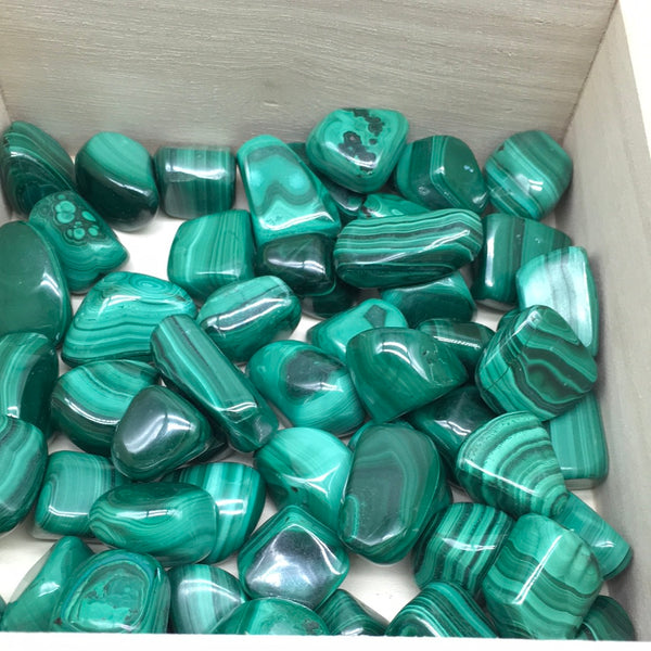 Malachite Tumble (per piece)