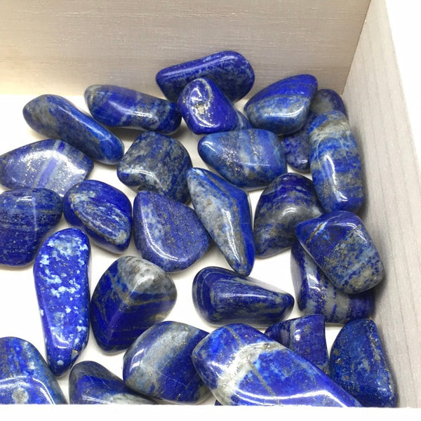 Lapis lazuli tumble (per piece)