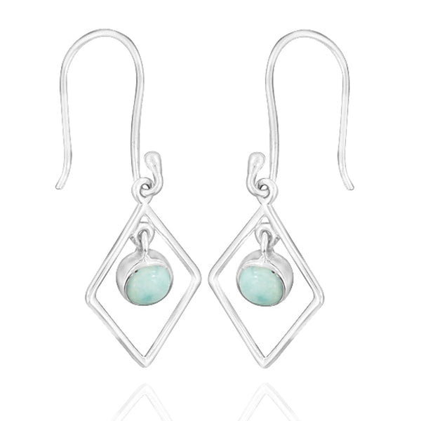 Larimar Earrings