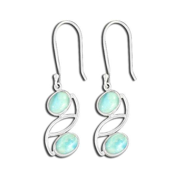 Larimar Earrings