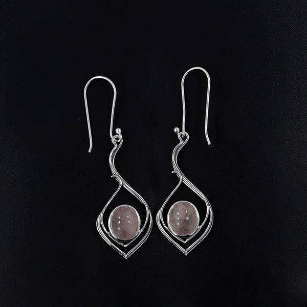 Rose Quartz Earrings