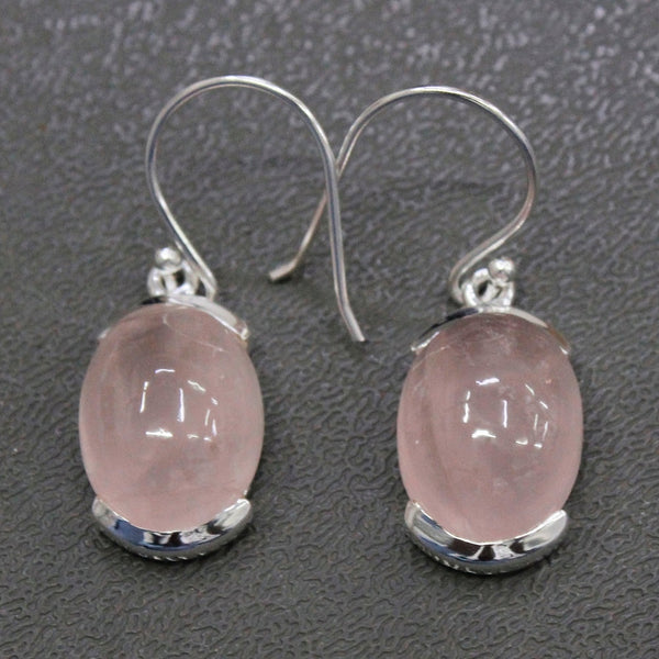 Rose Quartz Earring