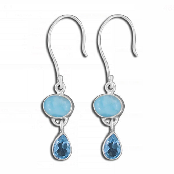 Larimar Earrings