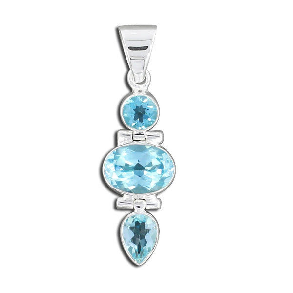 BLUE TOPAZ PENDANT