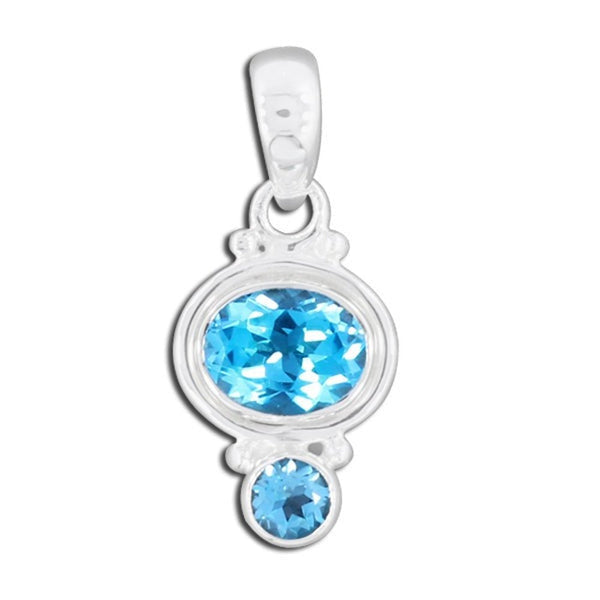 BLUE TOPAZ PENDANT