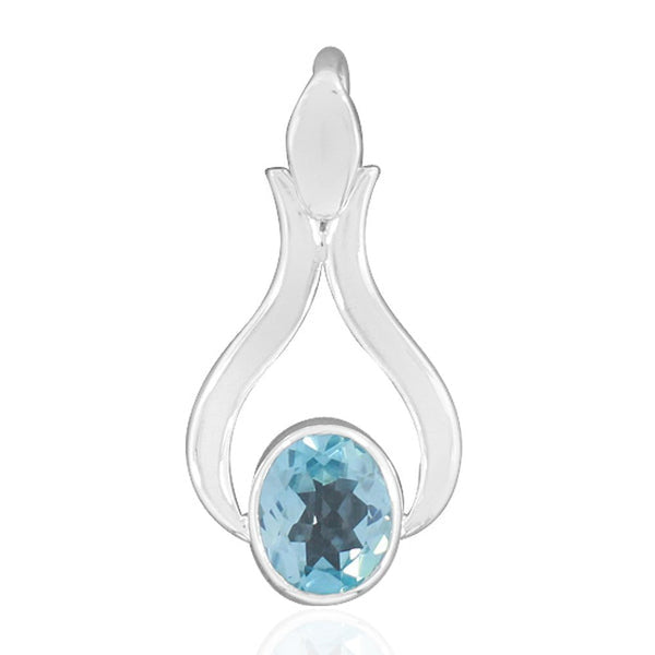 BLUE TOPAZ PENDANT