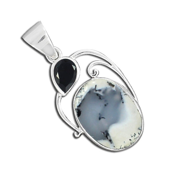 DENDRITIC OPAL PENDANT