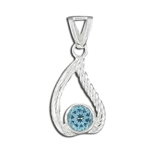 BLUE TOPAZ PENDANT