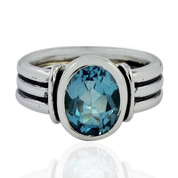 Blue Topaz Ring