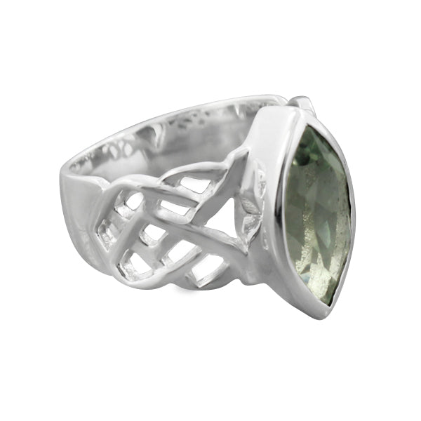 Green Amethyst Ring