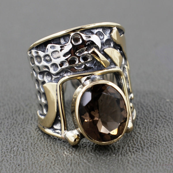 SMOKY QUARTZ RING