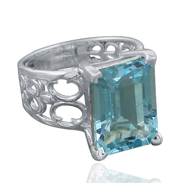 Blue Topaz Ring