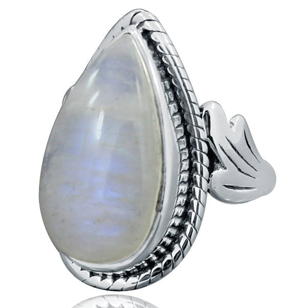 RAINBOW MOONSTONE RING