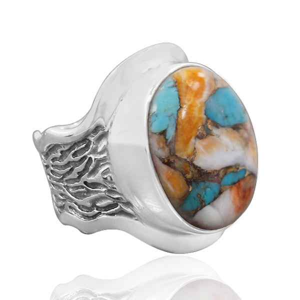 Turquoise Spiny Oyster Ring