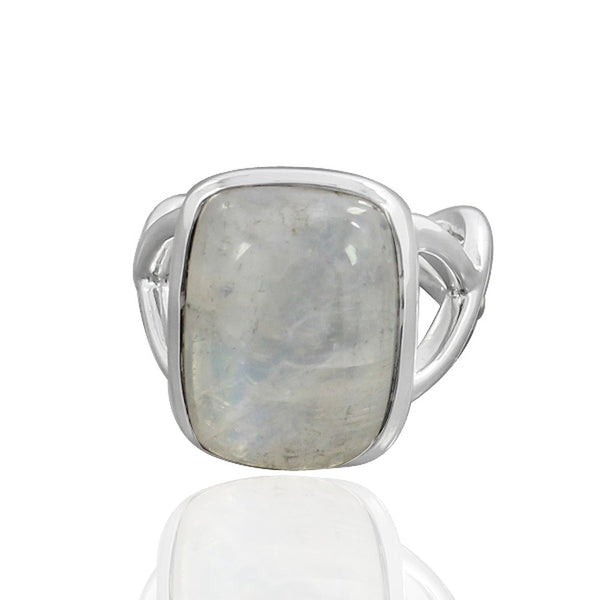 RAINBOW MOONSTONE RING