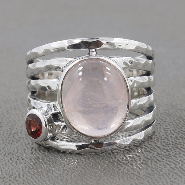 ROSE QUARTZ RING