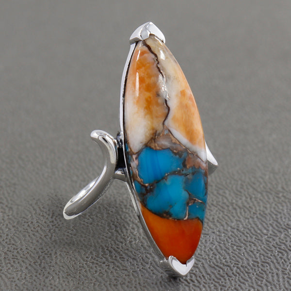 Turquoise Spiny Oyster Ring