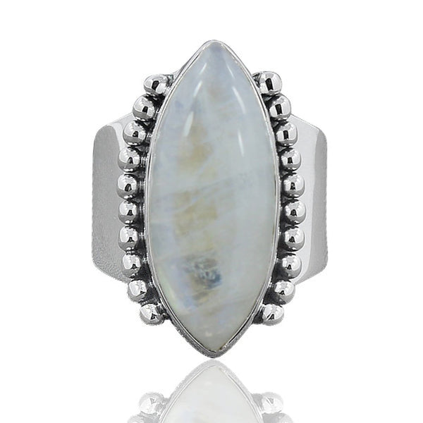 RAINBOW MOONSTONE RING