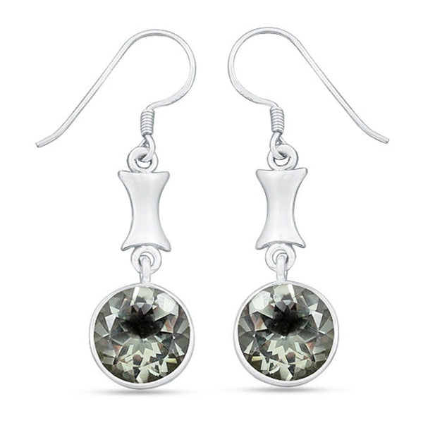 Green Amethyst Earrings