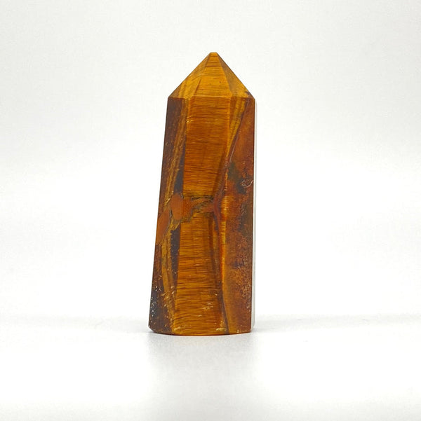 Tiger Eye Obelisk 2”