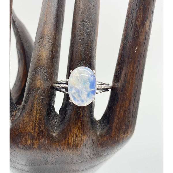 RAINBOW MOONSTONE RING